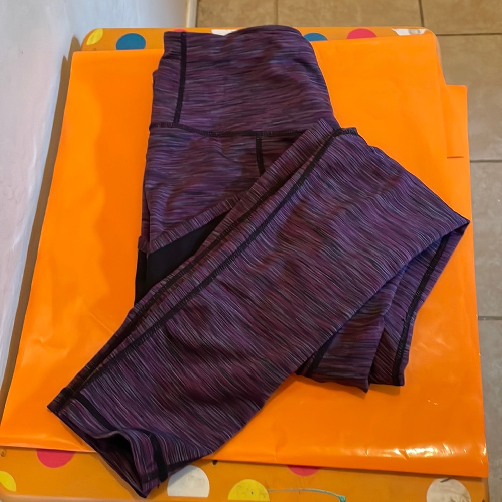 Purple leggings